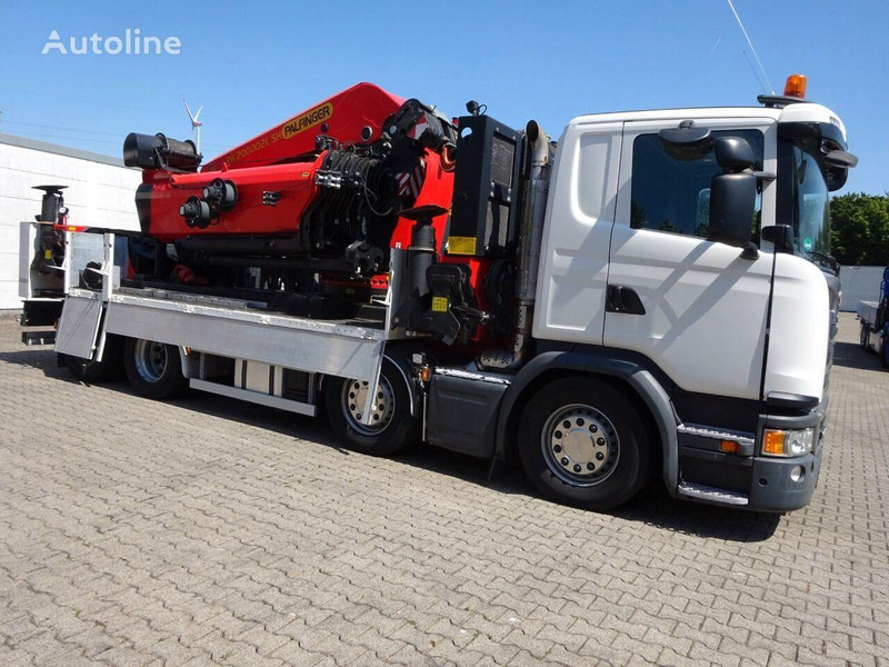 Scania G410 - Flatbed+crane - Sal/ Açık kasa kamyon, Vinçli kamyon: fotoğraf 3 Scania G410 - Flatbed+crane - Sal/ Açık kasa kamyon, Vinçli kamyon: fotoğraf 3