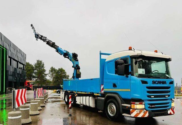 Scania G450 6x4 PALFINGER PK 42002 SH Fly Jib Crane - Sal/ Açık kasa kamyon, Vinçli kamyon: fotoğraf 3 Scania G450 6x4 PALFINGER PK 42002 SH Fly Jib Crane - Sal/ Açık kasa kamyon, Vinçli kamyon: fotoğraf 3