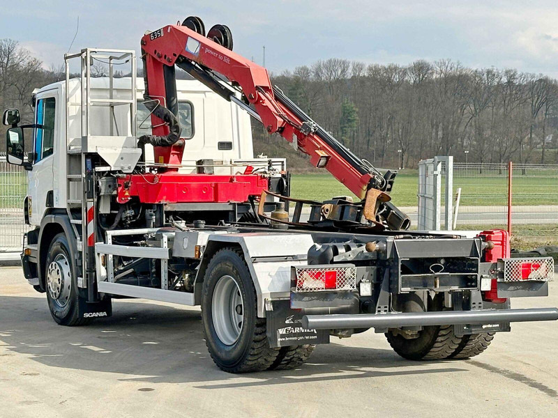 Scania P 250 * HMF 635 K2 + FUNK * TOPZUSTAND - Damperli kamyon, Vinçli kamyon: fotoğraf 4 Scania P 250 * HMF 635 K2 + FUNK * TOPZUSTAND - Damperli kamyon, Vinçli kamyon: fotoğraf 4