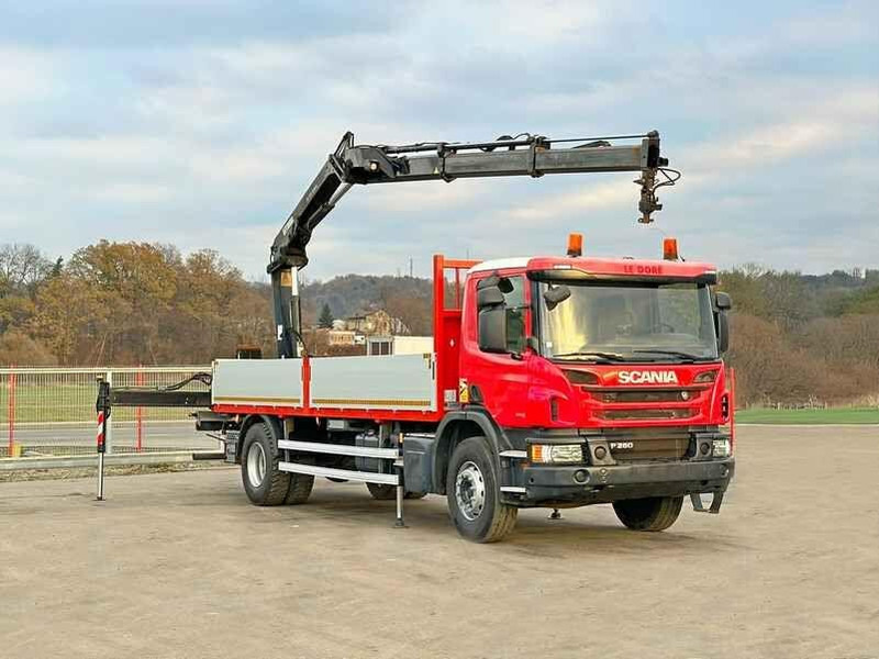 Scania P 280 * HIAB 122 E - 2 HIDUO + FUNK* TOPZUSTAND - Sal/ Açık kasa kamyon, Vinçli kamyon: fotoğraf 2 Scania P 280 * HIAB 122 E - 2 HIDUO + FUNK* TOPZUSTAND - Sal/ Açık kasa kamyon, Vinçli kamyon: fotoğraf 2