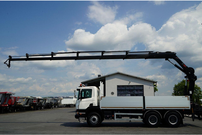 Scania P 360 / 6X4 / SKRZYNIOWY 4.85 + HDS HIAB 211 E-6 HIDUO / UDŹWIG - Sal/ Açık kasa kamyon, Vinçli kamyon: fotoğraf 5 Scania P 360 / 6X4 / SKRZYNIOWY 4.85 + HDS HIAB 211 E-6 HIDUO / UDŹWIG - Sal/ Açık kasa kamyon, Vinçli kamyon: fotoğraf 5