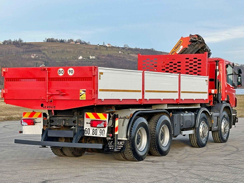 Damperli kamyon, Vinçli kamyon Scania P 400: fotoğraf 7