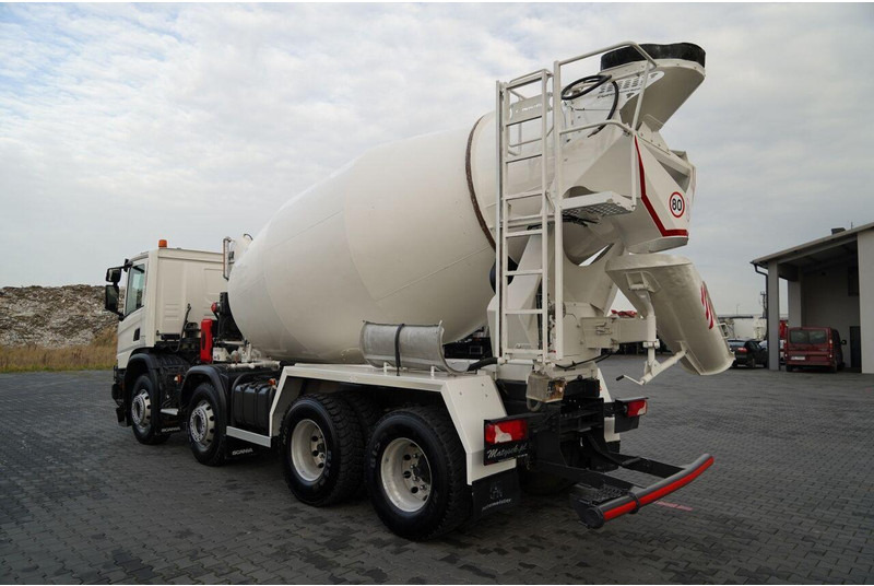 Scania P 410 / 8x4 / BETONOMIESZARKA / GRUSZKA / PUTZMEISTER / 9m3 / AU - Transmikser: fotoğraf 3 Scania P 410 / 8x4 / BETONOMIESZARKA / GRUSZKA / PUTZMEISTER / 9m3 / AU - Transmikser: fotoğraf 3