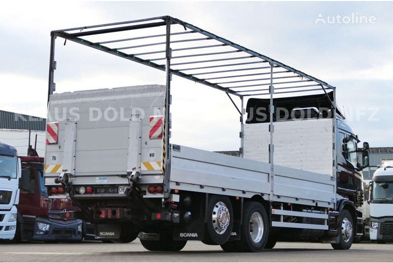 Scania R 580 6x2 Flatbed + Tail lift - Sal/ Açık kasa kamyon: fotoğraf 3 Scania R 580 6x2 Flatbed + Tail lift - Sal/ Açık kasa kamyon: fotoğraf 3
