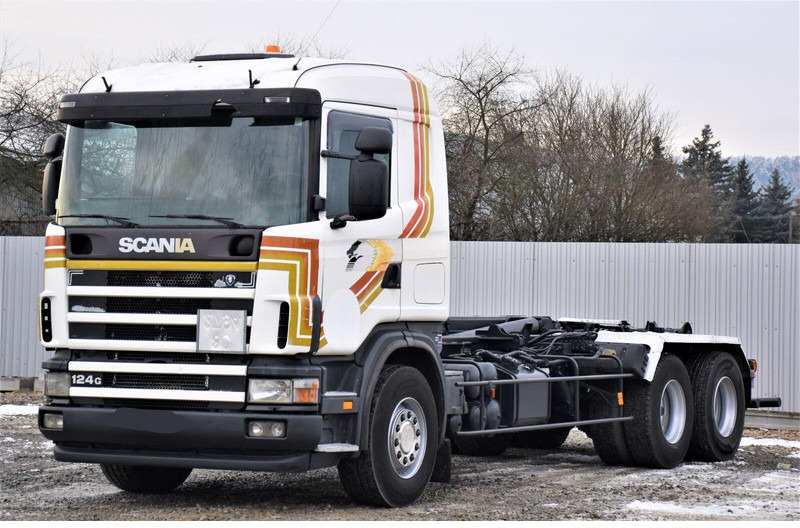 Scania R124 470 Abrollkipper * 6x2 * Motor Problem - Kancalı yükleyici kamyon: fotoğraf 4 Scania R124 470 Abrollkipper * 6x2 * Motor Problem - Kancalı yükleyici kamyon: fotoğraf 4