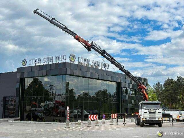 Scania R143 HL 6x2 PALFINGER PK44002 Crane Kran - Sal/ Açık kasa kamyon, Vinçli kamyon: fotoğraf 4 Scania R143 HL 6x2 PALFINGER PK44002 Crane Kran - Sal/ Açık kasa kamyon, Vinçli kamyon: fotoğraf 4