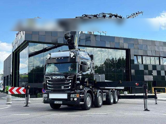 Scania R560 8x2 PALFINGER PK 92002 SH Fly Jib Winch 5t - Sal/ Açık kasa kamyon, Vinçli kamyon: fotoğraf 1 Scania R560 8x2 PALFINGER PK 92002 SH Fly Jib Winch 5t - Sal/ Açık kasa kamyon, Vinçli kamyon: fotoğraf 1