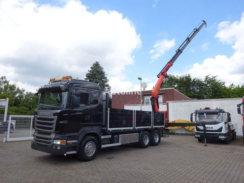 Scania R620 V8 6x2 Flatbed + Palfinger Crane PK 22002 EH - Sal/ Açık kasa kamyon, Vinçli kamyon: fotoğraf 5 Scania R620 V8 6x2 Flatbed + Palfinger Crane PK 22002 EH - Sal/ Açık kasa kamyon, Vinçli kamyon: fotoğraf 5