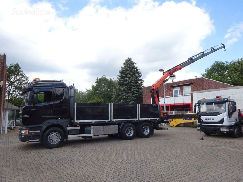 Scania R620 V8 6x2 Flatbed + Palfinger Crane PK 22002 EH - Sal/ Açık kasa kamyon, Vinçli kamyon: fotoğraf 4 Scania R620 V8 6x2 Flatbed + Palfinger Crane PK 22002 EH - Sal/ Açık kasa kamyon, Vinçli kamyon: fotoğraf 4