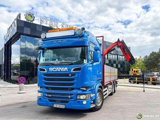 Scania R730 - Sal/ Açık kasa kamyon, Vinçli kamyon: fotoğraf 2 Scania R730 - Sal/ Açık kasa kamyon, Vinçli kamyon: fotoğraf 2