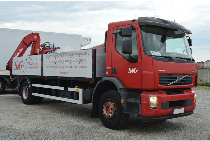 Volvo FE 18.280 - Sal/ Açık kasa kamyon, Vinçli kamyon: fotoğraf 2 Volvo FE 18.280 - Sal/ Açık kasa kamyon, Vinçli kamyon: fotoğraf 2