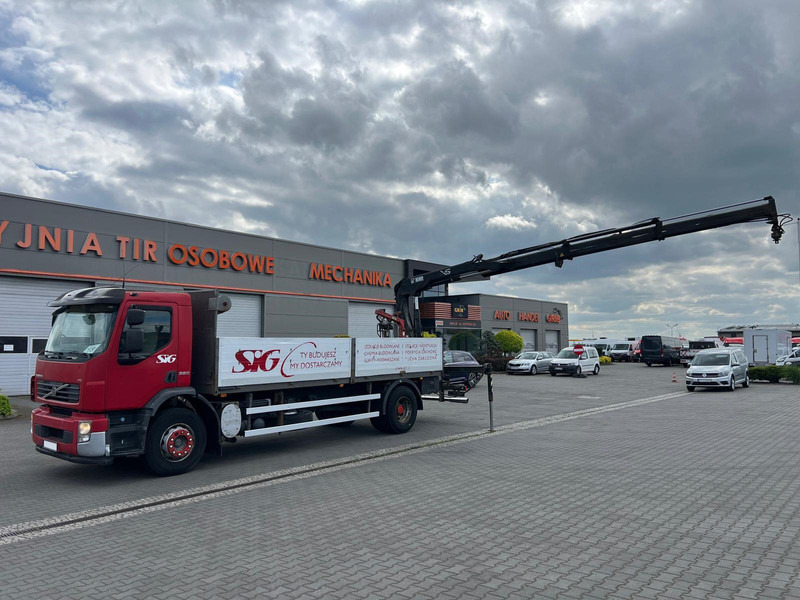 Volvo FE 320 FLATBED CRANE KRAN HDS HIAB 122B-2 DUO - Sal/ Açık kasa kamyon, Vinçli kamyon: fotoğraf 1 Volvo FE 320 FLATBED CRANE KRAN HDS HIAB 122B-2 DUO - Sal/ Açık kasa kamyon, Vinçli kamyon: fotoğraf 1