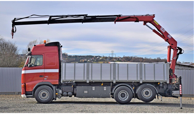 Volvo FH 480 Kipper 6,20m + HMF 1823 K3 + FUNK - Damperli kamyon, Vinçli kamyon: fotoğraf 5 Volvo FH 480 Kipper 6,20m + HMF 1823 K3 + FUNK - Damperli kamyon, Vinçli kamyon: fotoğraf 5