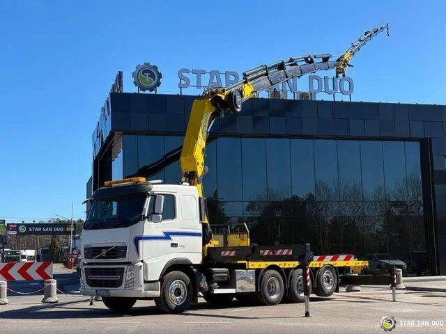 Volvo FH 520 8x4 HMF ODIN K6 EURO 5 FLY JIB Crane - Sal/ Açık kasa kamyon, Vinçli kamyon: fotoğraf 1 Volvo FH 520 8x4 HMF ODIN K6 EURO 5 FLY JIB Crane - Sal/ Açık kasa kamyon, Vinçli kamyon: fotoğraf 1