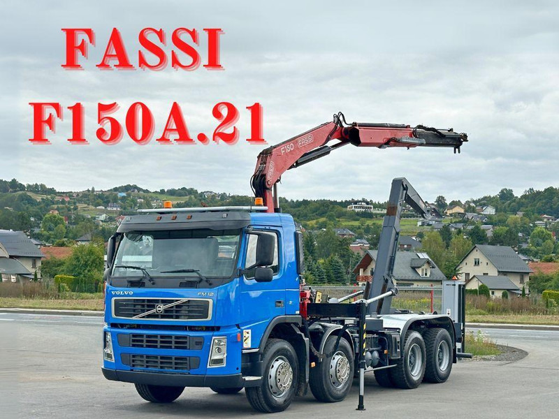 Volvo FM 12.420 * FASSI F150A.21 * 8x4 * TOP - Kancalı yükleyici kamyon, Vinçli kamyon: fotoğraf 1 Volvo FM 12.420 * FASSI F150A.21 * 8x4 * TOP - Kancalı yükleyici kamyon, Vinçli kamyon: fotoğraf 1