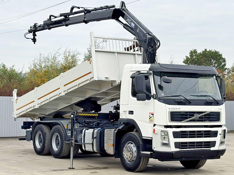 Volvo FM 400 Kipper 6,20m * HIAB 144 B-3 HIDUO* 6x4 - Damperli kamyon, Vinçli kamyon: fotoğraf 2 Volvo FM 400 Kipper 6,20m * HIAB 144 B-3 HIDUO* 6x4 - Damperli kamyon, Vinçli kamyon: fotoğraf 2