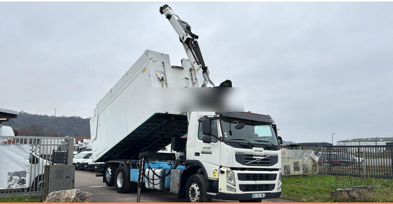 Volvo FM 410 - Damperli kamyon, Vinçli kamyon: fotoğraf 1 Volvo FM 410 - Damperli kamyon, Vinçli kamyon: fotoğraf 1