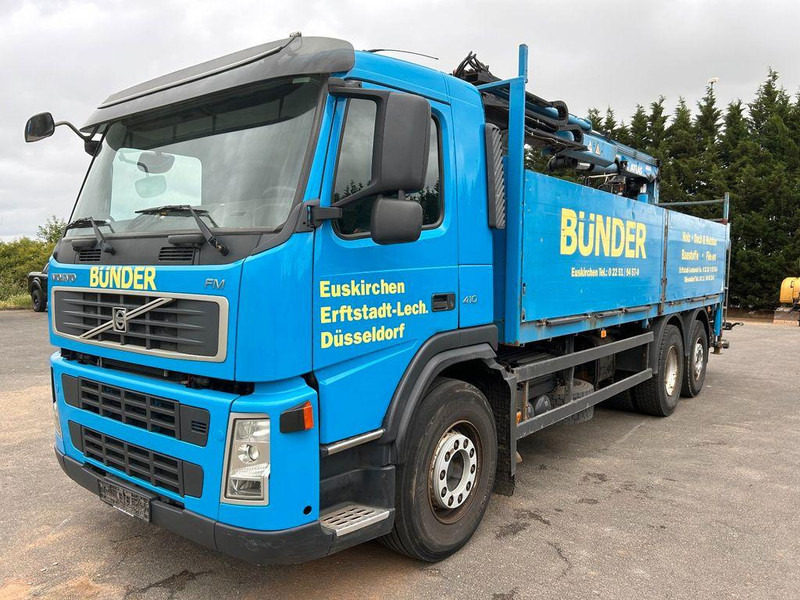 Volvo FM 410 Pritsche mit Kran - Sal/ Açık kasa kamyon, Vinçli kamyon: fotoğraf 2 Volvo FM 410 Pritsche mit Kran - Sal/ Açık kasa kamyon, Vinçli kamyon: fotoğraf 2
