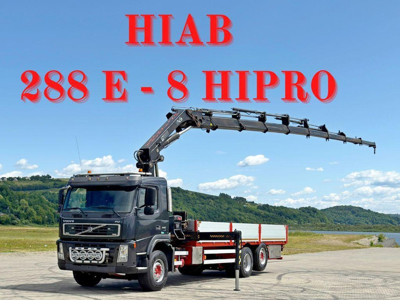 Volvo FM 440 * HIAB 288 E - 8 HIPRO/FUNK * TOPZUSTAND - Sal/ Açık kasa kamyon, Vinçli kamyon: fotoğraf 1 Volvo FM 440 * HIAB 288 E - 8 HIPRO/FUNK * TOPZUSTAND - Sal/ Açık kasa kamyon, Vinçli kamyon: fotoğraf 1