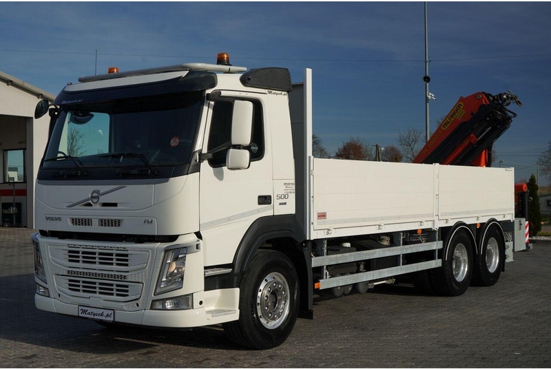 Sal/ Açık kasa kamyon, Vinçli kamyon Volvo FM 500 / 6X4 / SKRZYNIOWY 6,5 M / HDS PALFINGER PK 20001-K / PIL: fotoğraf 7