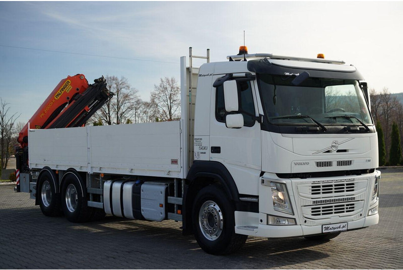 Sal/ Açık kasa kamyon, Vinçli kamyon Volvo FM 500 / 6X4 / SKRZYNIOWY 6,5 M / HDS PALFINGER PK 20001-K / PIL: fotoğraf 12
