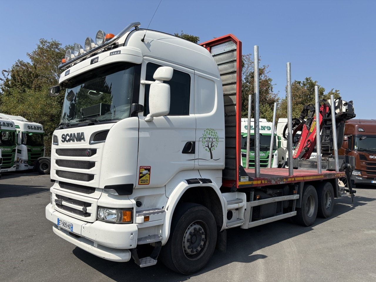 SCANIA R 580 CB6x4HHZ - Şasi kamyon: fotoğraf 1 SCANIA R 580 CB6x4HHZ - Şasi kamyon: fotoğraf 1