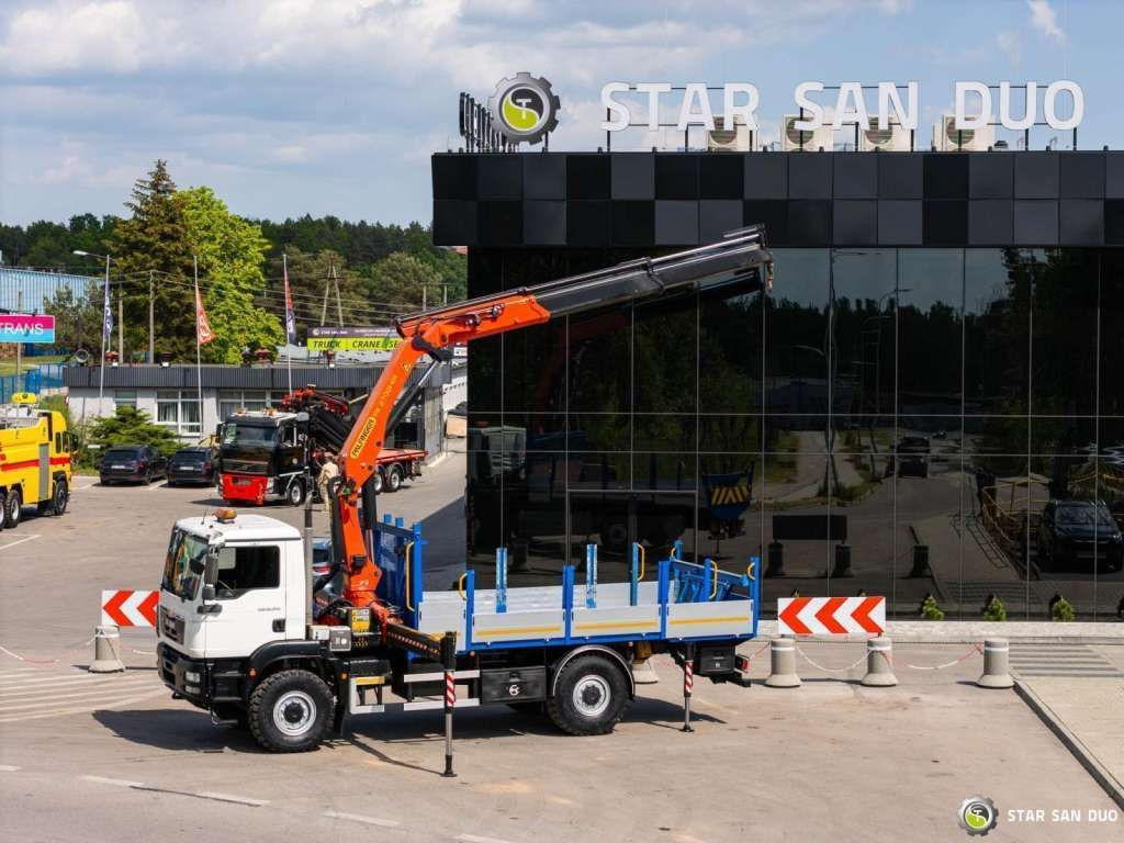 MAN TGM 18 250 4x4 PALFINGER PK 27001 HDS Crane Kra - Damperli kamyon: fotoğraf 1 MAN TGM 18 250 4x4 PALFINGER PK 27001 HDS Crane Kra - Damperli kamyon: fotoğraf 1