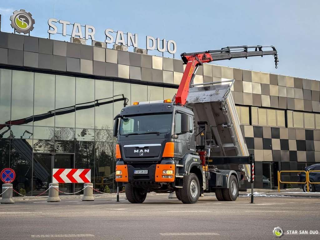 MAN TGS 18.480 PALFINGER PK 16502 HDS Crane,Kipper MAN TGS 18.480 PALFINGER PK 16502 HDS Crane,Kipper - Vinçli kamyon, Damperli kamyon: fotoğraf 1 MAN TGS 18.480 PALFINGER PK 16502 HDS Crane,Kipper MAN TGS 18.480 PALFINGER PK 16502 HDS Crane,Kipper - Vinçli kamyon, Damperli kamyon: fotoğraf 1