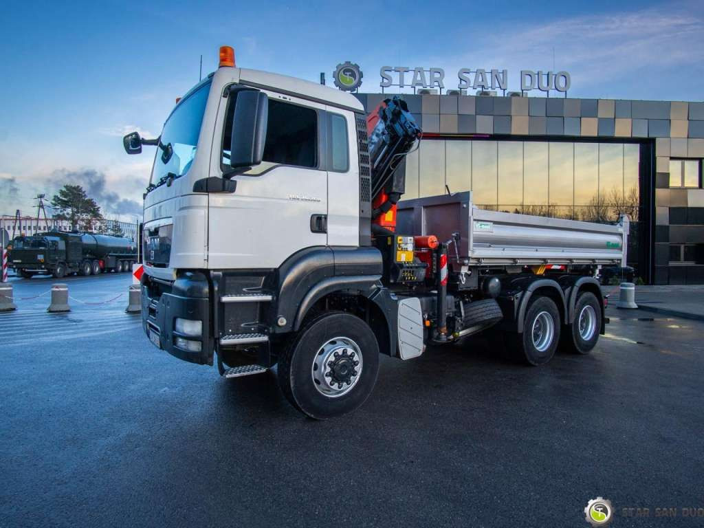 MAN TGS 26.360 6x6 PALFINGER PK 18001 EH Crane Kipe - Vinçli kamyon: fotoğraf 2 MAN TGS 26.360 6x6 PALFINGER PK 18001 EH Crane Kipe - Vinçli kamyon: fotoğraf 2