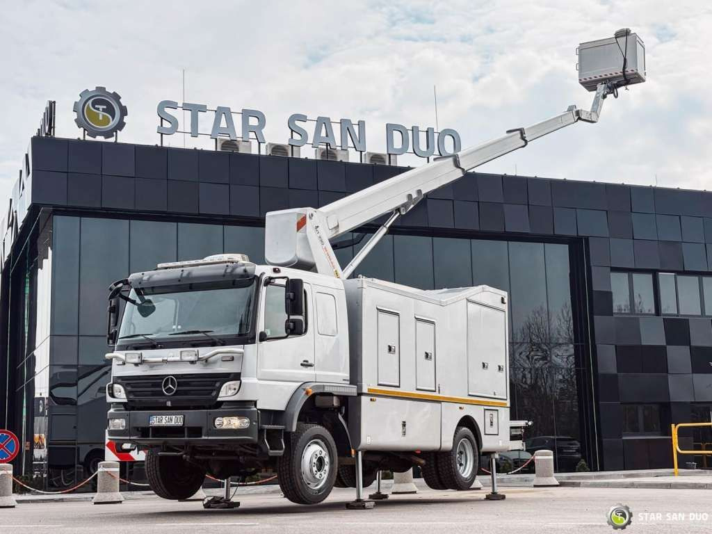 Mercedes-Benz 1529 4x4 Atego Lift Palfinger Wumag WT 230 - Araç üzerine platform: fotoğraf 3 Mercedes-Benz 1529 4x4 Atego Lift Palfinger Wumag WT 230 - Araç üzerine platform: fotoğraf 3