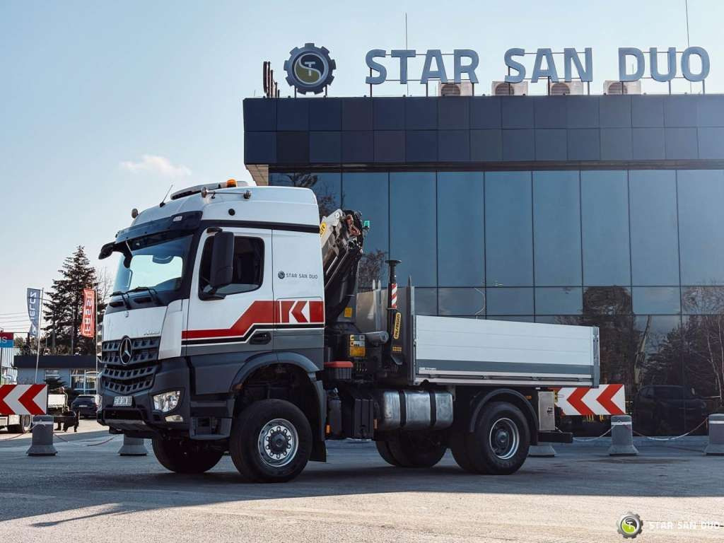 Vinçli kamyon Mercedes-Benz  AROCS 1851 4x4 PALFINGER PK 20002 Crane Kran: fotoğraf 8