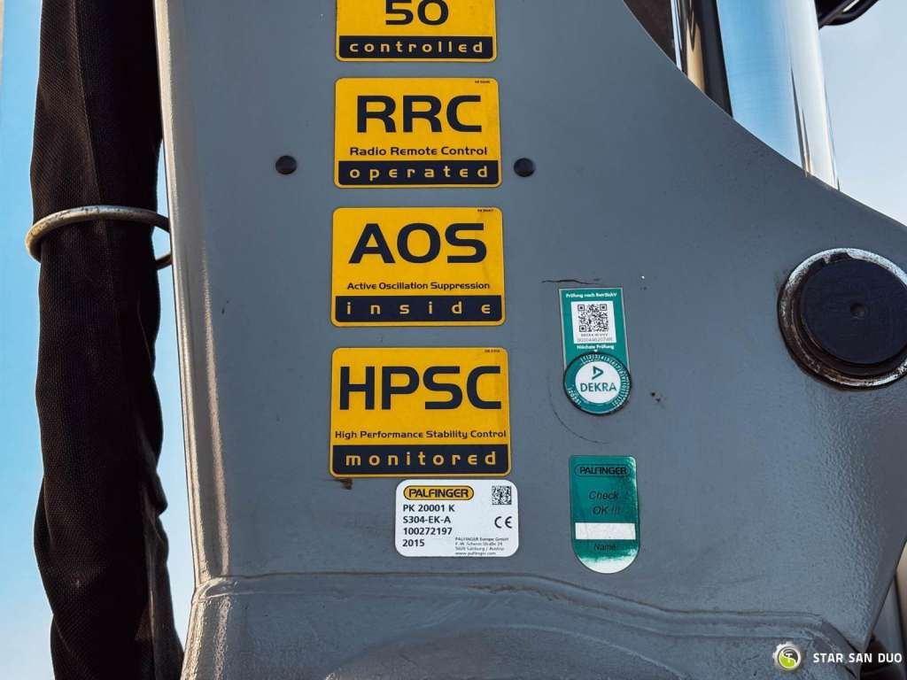 Vinçli kamyon Mercedes-Benz  AROCS 1851 4x4 PALFINGER PK 20002 Crane Kran: fotoğraf 30