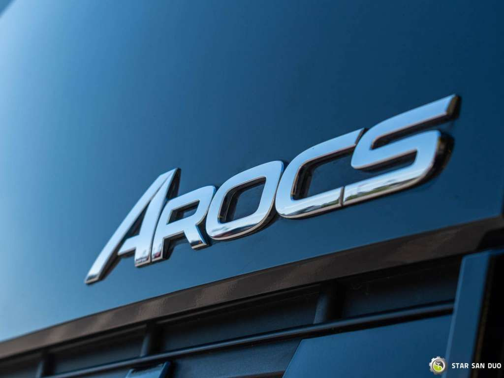 Vinçli kamyon Mercedes-Benz  AROCS 3251 8x4 HMF 8520 Fly Jib Winch: fotoğraf 20