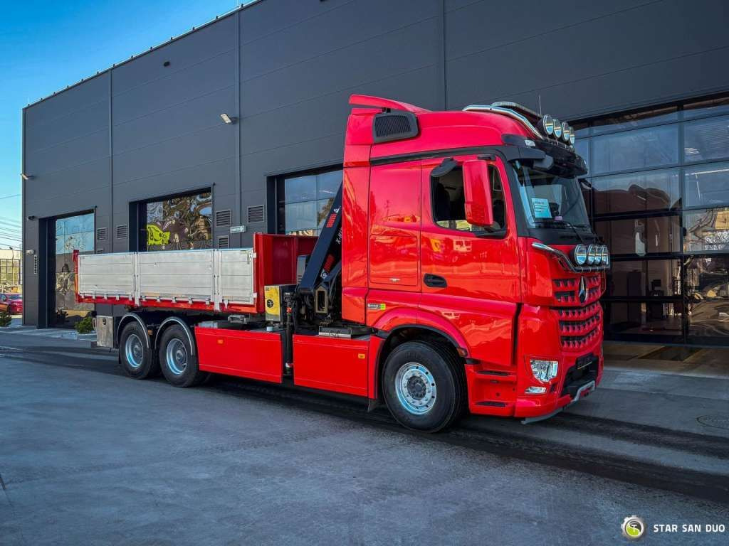 Yeni Vinçli kamyon Mercedes-Benz  AROCS 3358L 6x4 HIAB 192X-HIPRO E-6 Crane Kippe: fotoğraf 8