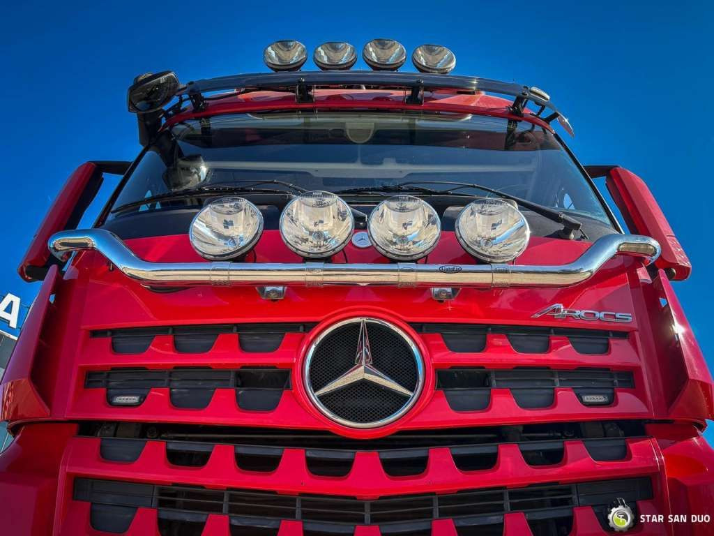 Yeni Vinçli kamyon Mercedes-Benz  AROCS 3358L 6x4 HIAB 192X-HIPRO E-6 Crane Kippe: fotoğraf 6