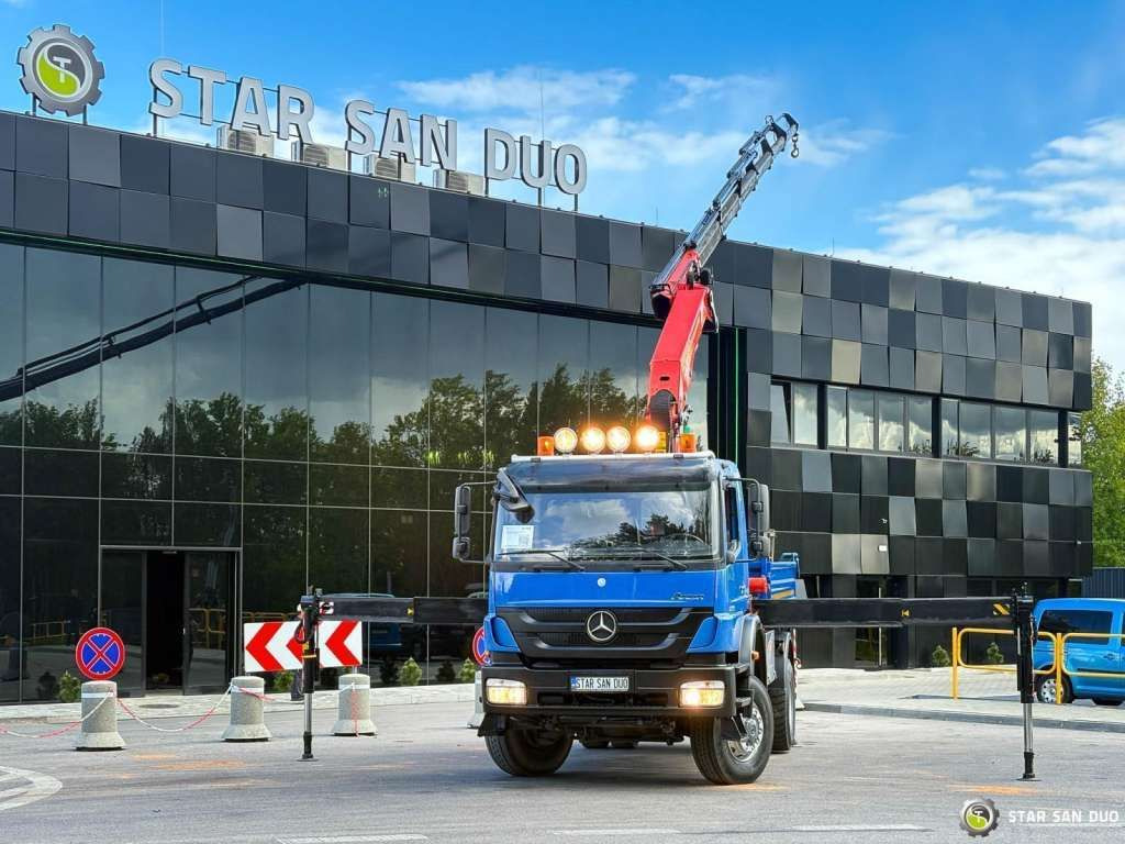 Mercedes-Benz AXOR 1833 4x4 Palfinger PK 22002 EH Crane Winch - Damperli kamyon: fotoğraf 3 Mercedes-Benz AXOR 1833 4x4 Palfinger PK 22002 EH Crane Winch - Damperli kamyon: fotoğraf 3