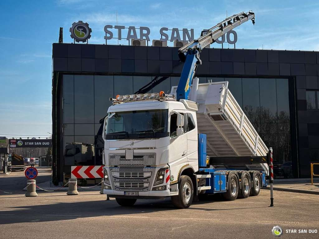 Volvo FH 16.550 8x4 Palfinger PK 34002-SH Crane Kippe - Damperli kamyon: fotoğraf 1 Volvo FH 16.550 8x4 Palfinger PK 34002-SH Crane Kippe - Damperli kamyon: fotoğraf 1