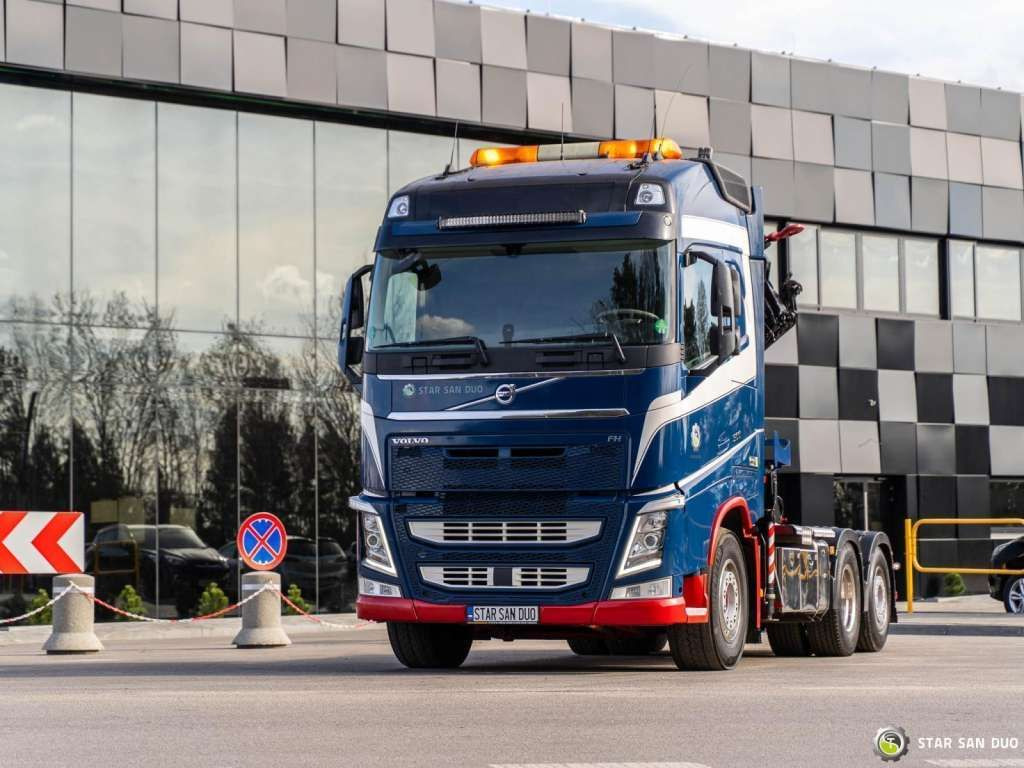Volvo FH 500 6x2 HMF 3220-K5 HDS Crane Euro 6 - Vinçli kamyon, Çekici: fotoğraf 5 Volvo FH 500 6x2 HMF 3220-K5 HDS Crane Euro 6 - Vinçli kamyon, Çekici: fotoğraf 5