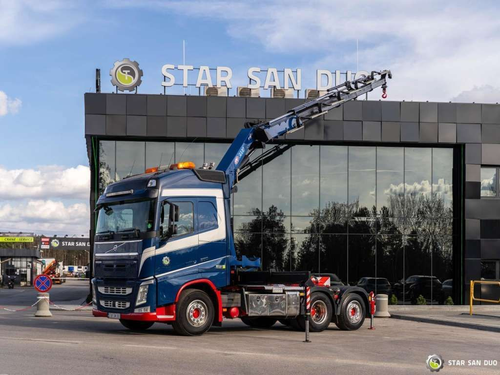Volvo FH 500 6x2 HMF 3220-K5 HDS Crane Euro 6 - Vinçli kamyon, Çekici: fotoğraf 4 Volvo FH 500 6x2 HMF 3220-K5 HDS Crane Euro 6 - Vinçli kamyon, Çekici: fotoğraf 4