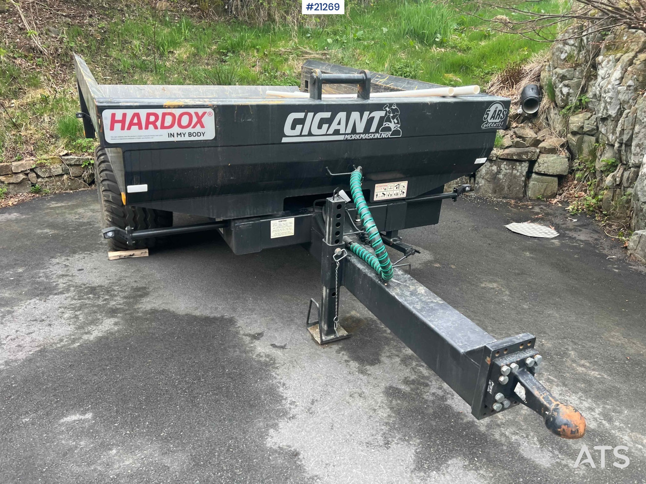 Gigant Hjulmaskin Henger - İş makinası römorku: fotoğraf 2 Gigant Hjulmaskin Henger - İş makinası römorku: fotoğraf 2