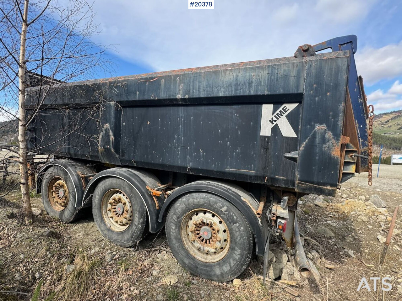 H.M Khmd 24 trippelkjerre - Damperli römork: fotoğraf 5 H.M Khmd 24 trippelkjerre - Damperli römork: fotoğraf 5