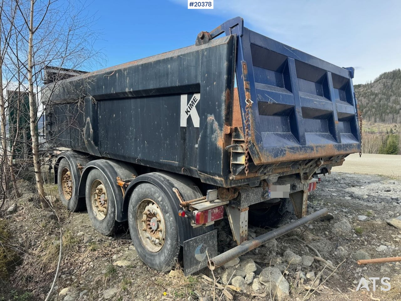 H.M Khmd 24 trippelkjerre - Damperli römork: fotoğraf 4 H.M Khmd 24 trippelkjerre - Damperli römork: fotoğraf 4