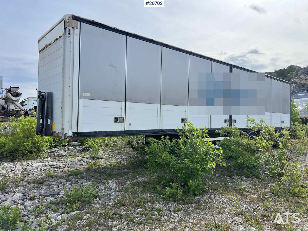 HRD 3 akslet kapelltralle rep.objekt m/ full sideåpning - Kapalı karoser dorse: fotoğraf 2 HRD 3 akslet kapelltralle rep.objekt m/ full sideåpning - Kapalı karoser dorse: fotoğraf 2