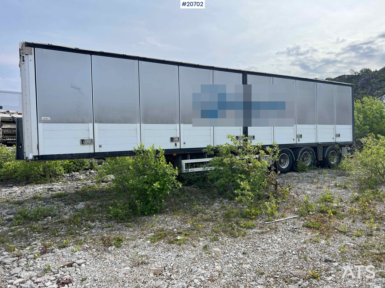 HRD 3 akslet kapelltralle rep.objekt m/ full sideåpning - Kapalı karoser dorse: fotoğraf 1 HRD 3 akslet kapelltralle rep.objekt m/ full sideåpning - Kapalı karoser dorse: fotoğraf 1