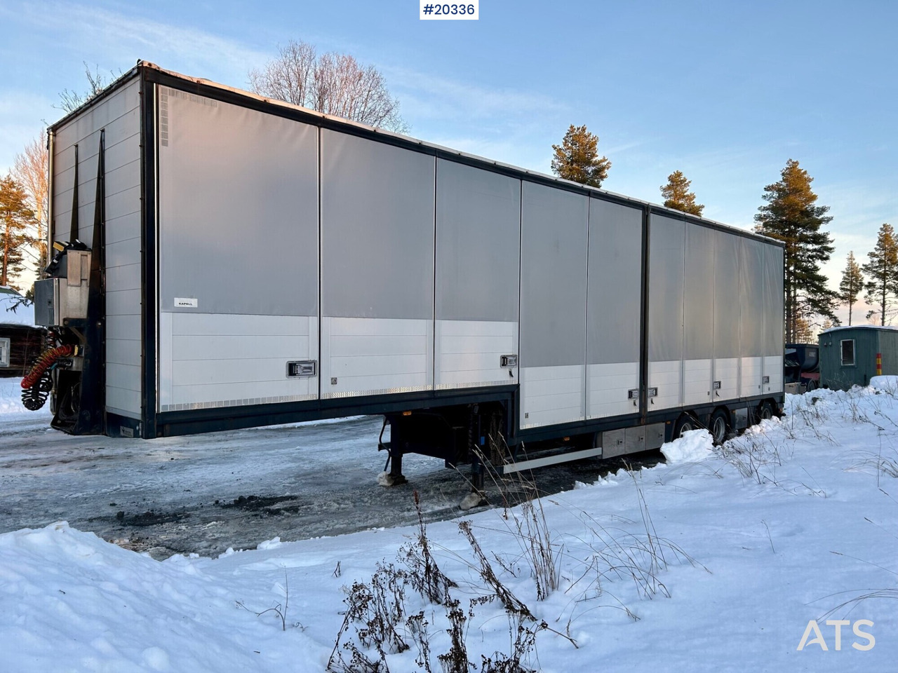 HRD Jumbo tralle med bredding - Kapalı karoser dorse: fotoğraf 1 HRD Jumbo tralle med bredding - Kapalı karoser dorse: fotoğraf 1