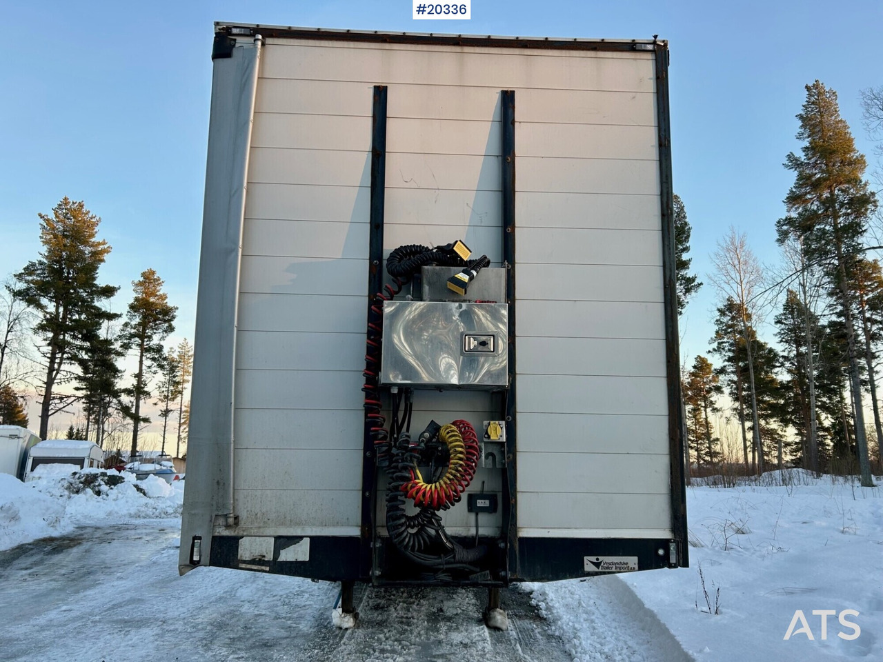 HRD Jumbo tralle med bredding - Kapalı karoser dorse: fotoğraf 2 HRD Jumbo tralle med bredding - Kapalı karoser dorse: fotoğraf 2