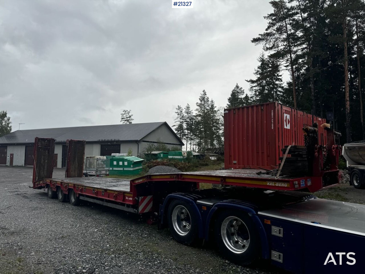 Kel-berg Maskinsemi - Alçak çerçeveli platform dorse: fotoğraf 3 Kel-berg Maskinsemi - Alçak çerçeveli platform dorse: fotoğraf 3