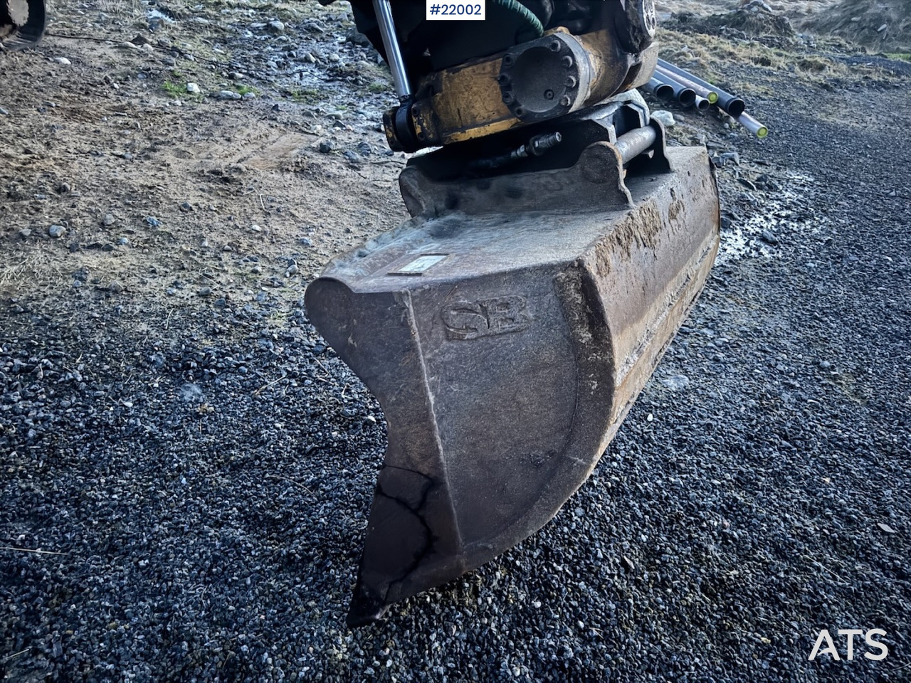 Ekskavatör Kobelco 2016 Kobelco SK75SR Beltegraver m/ Rototilt og Pusseskuffe.: fotoğraf 22