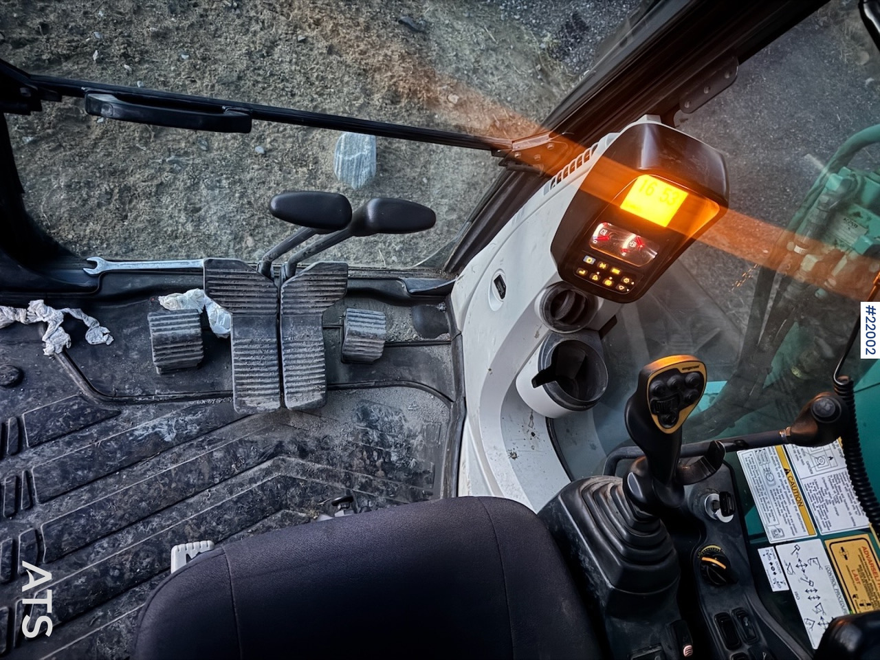 Ekskavatör Kobelco 2016 Kobelco SK75SR Beltegraver m/ Rototilt og Pusseskuffe.: fotoğraf 10