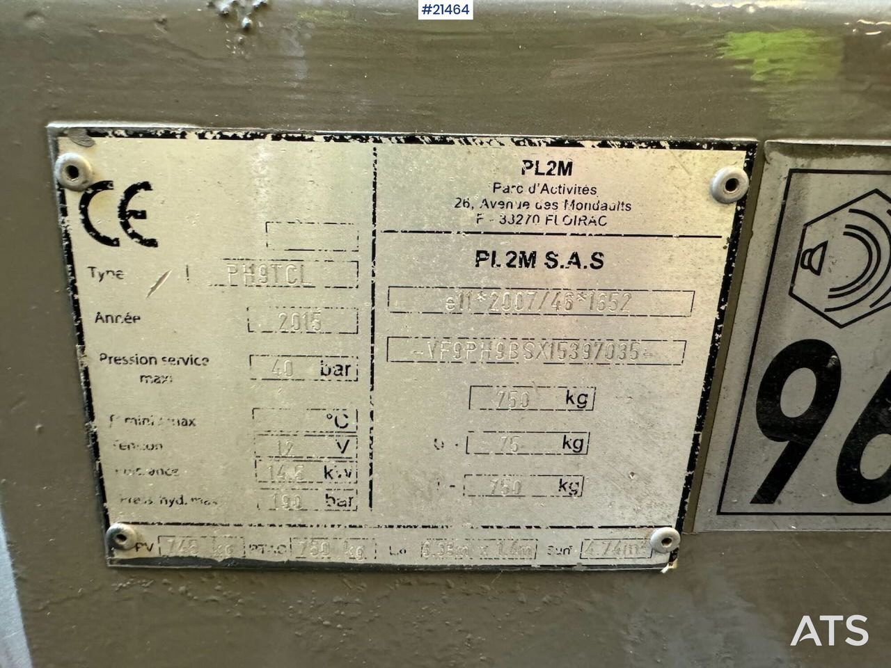 Lancy PH9TCL Gysepumpe - Sabit beton pompası: fotoğraf 4 Lancy PH9TCL Gysepumpe - Sabit beton pompası: fotoğraf 4